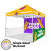 Image of 10x10 Custom Canopy Tent w/ Table Cover + Back & Side Walls