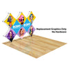 Image of Custom GeoMetrix Pop-Up Trade Show Booth Display - (8 Panel)