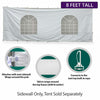 Image of 8' x 20' High Peak Frame Party & Canopy Tent Premium Blockout Cathedral Sidewall