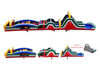 Image of 85 FT Dual Lane Extreme Obstacle Course Wet & Dry