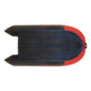 Image of Inflatable Boat with Aluminum Floor - 10.5 ft - Red and Black by Aleko