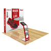 Image of Curved Pop Up Trade Show Display w/ Tablet & Media Stand