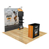 Image of Trade Show Display with Waterfall Shelving