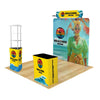 Image of Trade Show Display with Triangle Shelving