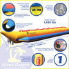 Image of Island Hopper 8-passenger Yellow Banana Boat towable tube