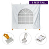 Image of 10' x 10' Party & Canopy Tent Premium Blockout Sidewall Kit for 8' Tent Sides