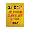 Image of A-Frame Sign - Replacement Graphics