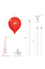 Image of Indoor 3 Balloon Table Top Kit