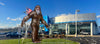 Image of Inflatable 17' Bigfoot Character