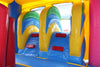 Image of 2-Lane Rainbow Castle Combo w/ Pool