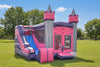 Image of 5x Jump & Splash Diamond Castle Commercial Inflatable Bounce House Combo - CO2329