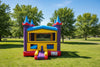 Image of Module Castle, purple, yellow and light blue 15x15 | Inflatable Bounce House - MN1165-P