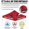 Image of Custom Canopy Tent with Full Back Wall, Half Side Walls & Table Cover
