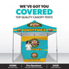 Image of Custom Canopy Tent with Back Wall & Table Cover