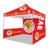 Image of Custom Canopy Tent with Full Back & Half Side Walls