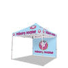 Image of Custom Canopy Tent with Back Wall