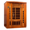Image of Dynamic "Bellagio" 3 Person Low EMF FAR IR Sauna (DYN-6306-01 / DYN-6306-02)