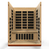 Image of Dynamic "Bellagio" 3 Person Low EMF FAR IR Sauna (DYN-6306-01 / DYN-6306-02)
