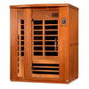 Image of Dynamic "Lugano" 3 Person Low EMF FAR IR Sauna (DYN-6336-02)