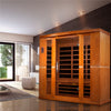 Image of Dynamic "Bergamo" 4 Person Low EMF FAR IR Sauna (DYN-6440-01)