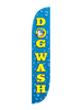 Image of Dog Wash Feather Flag Water Drips