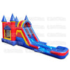 Image of 18'H Bounce N Double Dip Dual Lane w/ Pool by eInflatables