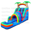 Image of 18'H Double Funnel Tunnel with Pool by eInflatables
