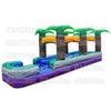 Image of 9'H Caribbean Blast 2 Lane Run n Splash by eInflatables