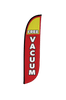 Image of Free Vacuum Feather Flag Red