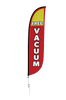 Image of Free Vacuum Feather Flag Red