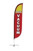 Image of Free Vacuum Feather Flag Red