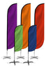 Image of Feather Flag Plain Colors