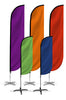 Image of Feather Flag Plain Colors