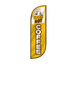 Image of Fresh Hot Coffee Feather Flag