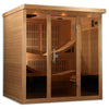 Image of Golden Designs "Monaco" 6 Person Near Zero EMF FAR IR Sauna (GDI-6996-01)