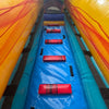 Image of 15'H Dual Lane Rainbow Slide Wet n Dry
