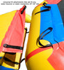 Image of island Hopper Gator Monster Water Trampoline Slide Installation