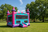 Image of Module Castle (Marble Teal) Commercial Inflatable Bounce House - MN1165-1MT