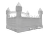 Image of Elegant White Wedding Bounce House
