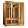 Image of Maxxus "Bellevue" 3 Person Low EMF FAR IR Sauna (MX-J306-01)
