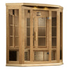 Image of Maxxus 3 Person Corner Low EMF FAR IR Sauna (MX-K356-01)