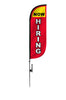 Image of 10 Foot Red Now Hiring Air Dancers Inflatable Tube Man by Look Our Way - Flags for sale