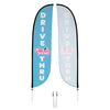 Image of Pelican's Snoballs "Drive-Thru" 12ft Feather Flag