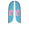 Image of Pelican's Snoballs "Logo" 12ft Feather Flag