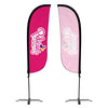 Image of Pelican's Snoballs "Logo" 5ft Feather Flag