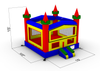 Image of Shop Castle Module Bounce Houses Commercial Inflatable Bounce House - MN1165