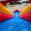 Image of 15'H Dual Lane Red n Blue Slide wet n dry