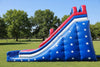 Image of 24 Foot Patriotic Double Lane Inflatable Slide