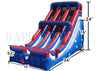Image of 24 Foot Patriotic Double Lane Inflatable Slide