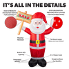 Image of 6ft Santa Advertising Inflatable with "Sale" Sign